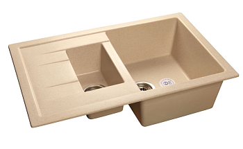 Мойка QUADRO GF-Q775KL (771*497) (бежевый) 